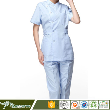 Fashionable Hospital Medical Staff Nurse Uniform Cotton Fabric Designs